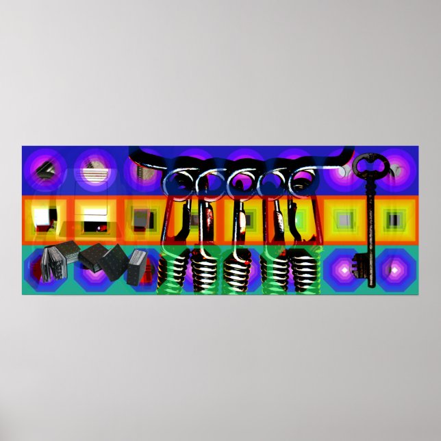 Póster GMT 24 Heures Project Pop Psychedelic Frames 2 P (Frente)