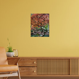 Póster Gnarly Twisted Japonés