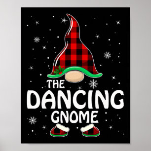 Póster Gnome bailarín de búfalo trenzado de la familia Cr