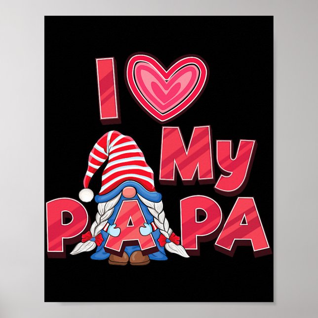 Póster Gnome Dad Patrón de la bandera de los Estados Unid (Frente)