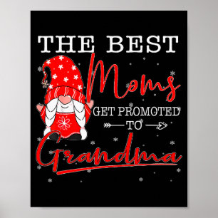 Póster Gnome de Navidad Familiar Las Mamás son Ascendidas