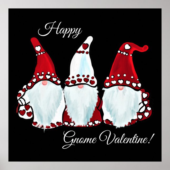 Póster Gnome del Día de San Valentín  (Frente)