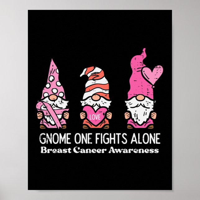 Póster Gnome One contra el cáncer en solitario Conciencia (Frente)