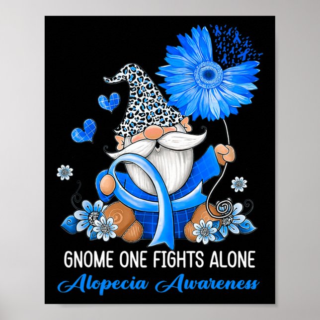 Póster Gnome One lucha sola contra la Alopecia de la Cint (Frente)