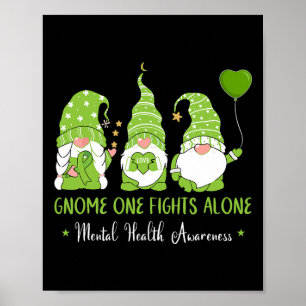 Póster Gnome One lucha sola contra la salud mental de la 
