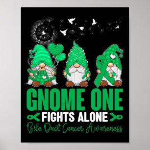 Póster Gnome One lucha solo contra el cáncer de cuello ut