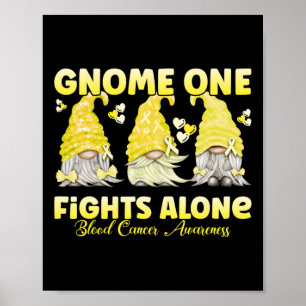 Póster Gnome One lucha solo contra el cáncer de sangre am