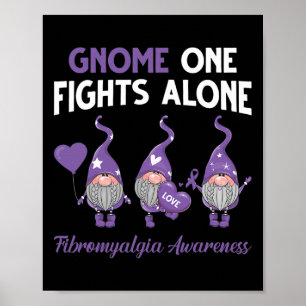 Póster Gnome One lucha solo contra Fibromialgia Mont