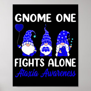 Póster Gnome One lucha solo contra la cinta azul Ataxia A