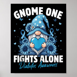 Póster Gnome One lucha solo contra la diabetes
