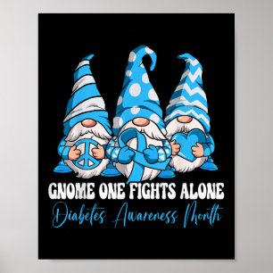 Póster Gnome One lucha solo contra la diabetes