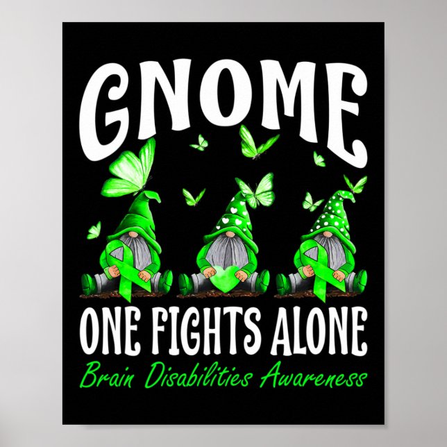 Póster Gnome One lucha solo contra los avisos de discapac (Frente)