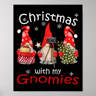 Póster Gnome Regalos Funny Familiares Navidades Camisetas