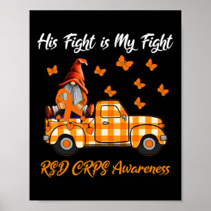 Póster Gnomé Su Lucha Es Mi Lucha Rsd Crps Conciencia Gi