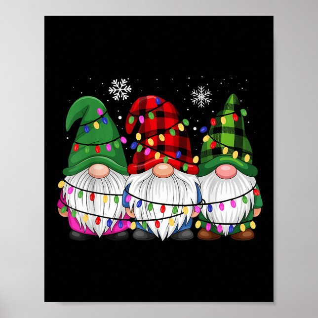 Póster Gnomes Familia Pjs Coincidiendo Hombres Mujeres Di (Frente)