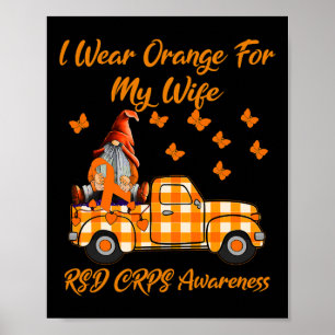 Póster Gnomes Que Uso Naranja Para Mi Esposa Rsd Crps Awa