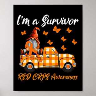 Póster Gnomes Soy Un Sobreviviente Rsd Crps Conciencia