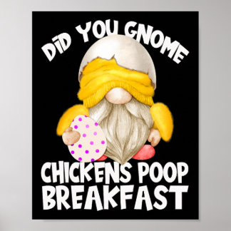 Póster Gnomo Lindo Con Disfraz De Pollo Amarillo Las Gall