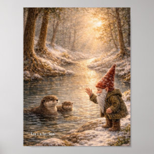 Póster Gnomo y Nutria