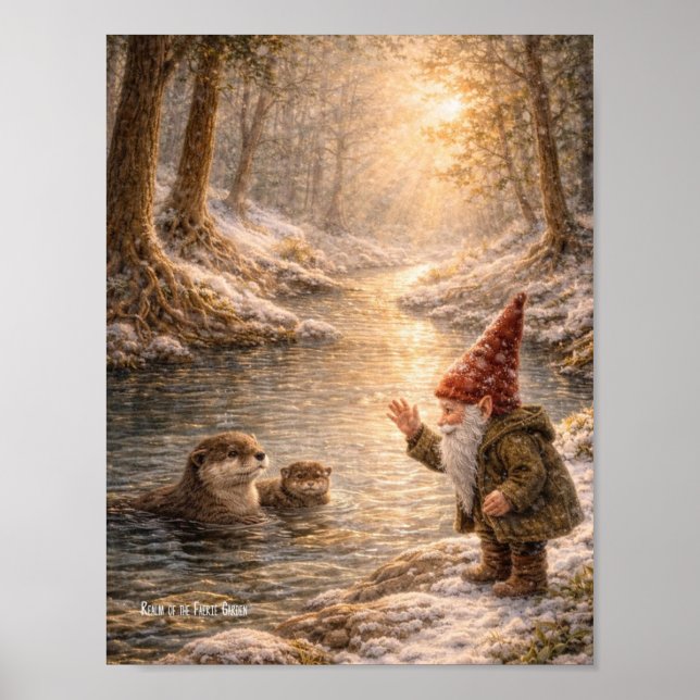 Póster Gnomo y Nutria (Frente)
