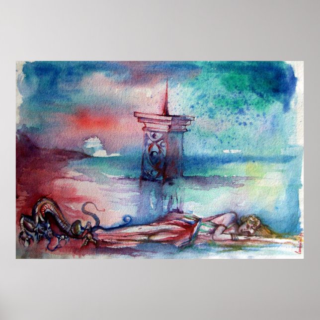 PÓSTER GNOMÓN Y DAMA DEL LAGO (Frente)