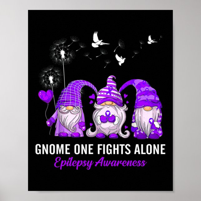 Póster Gnomos Uno Lucha Solo Contra La Conciencia De La E (Frente)