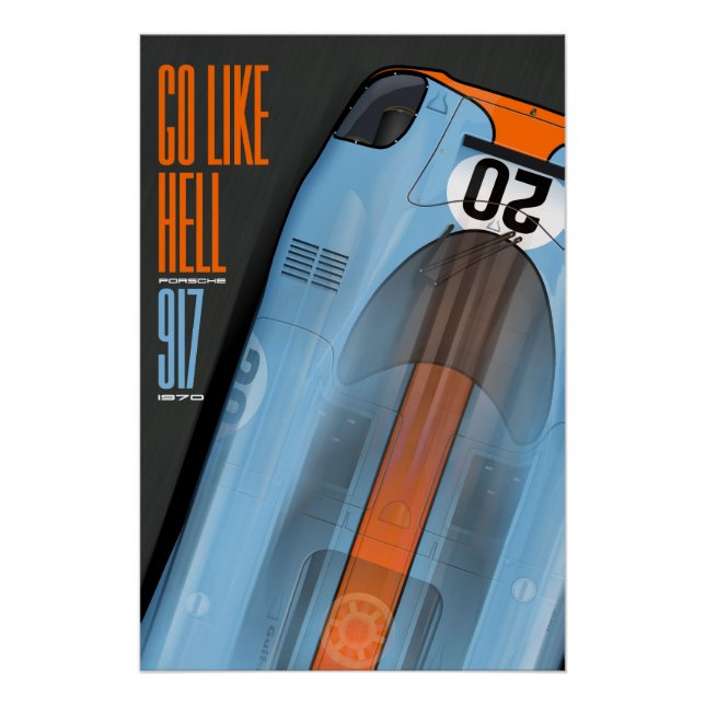 Póster Go like Hell 917 #20 (Anverso)