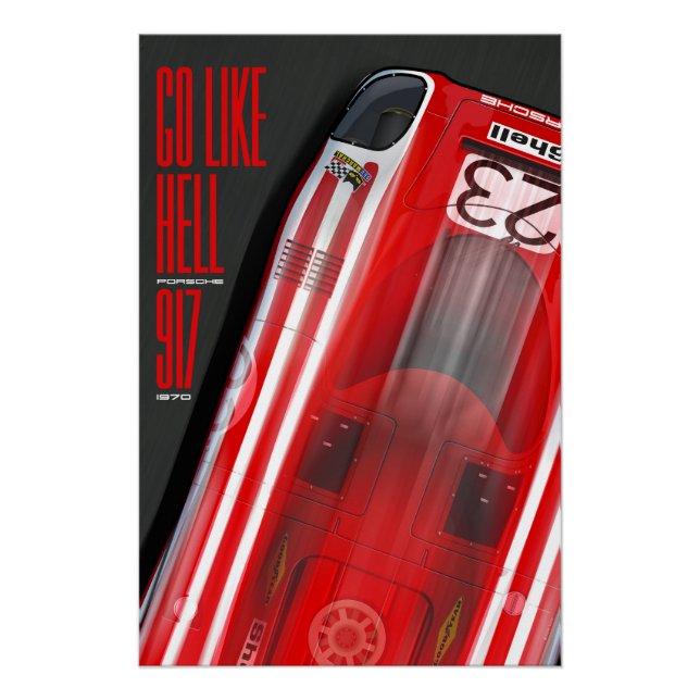 Póster Go like Hell 917 Salzburg (Anverso)