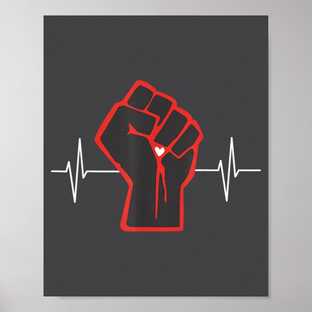 Póster Go Red Heart Disease Awareness Month  (Frente)