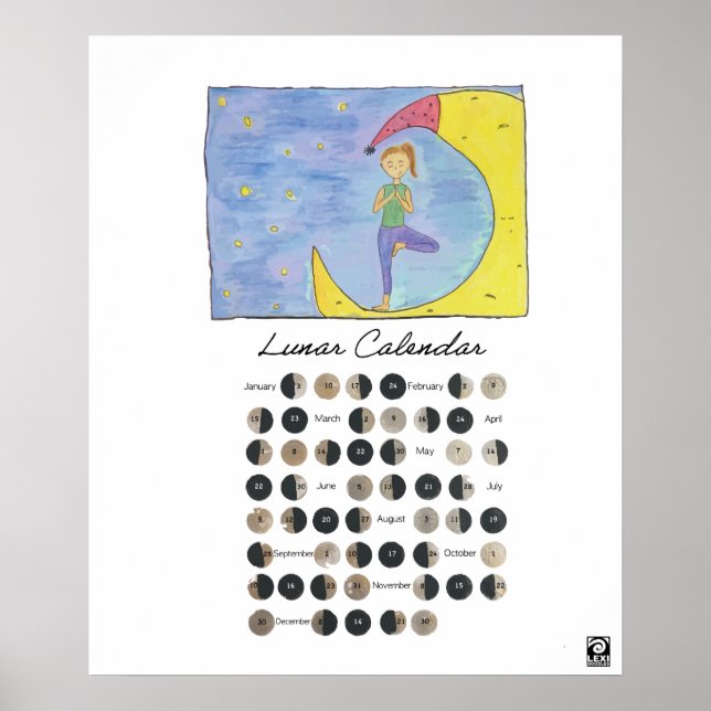 Póster Go with the Moon Poster (Frente)