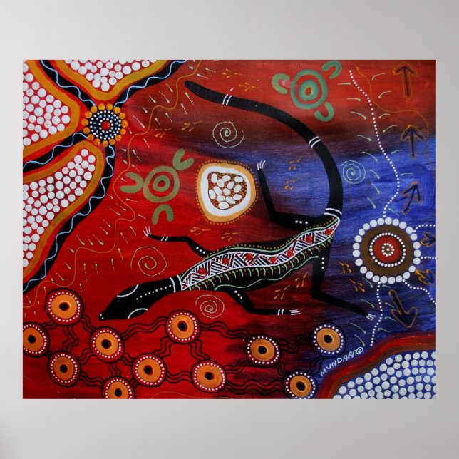 Póster Goanna Dreaming (Frente)