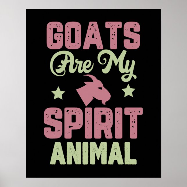 Póster Goat design (Frente)