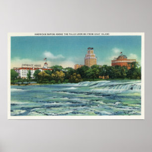 Póster Goat Island View of American Rapids