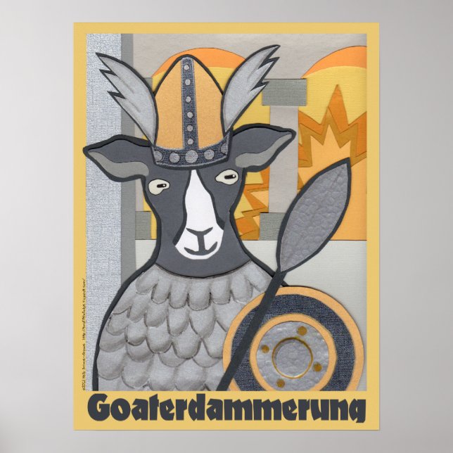 Póster Goaterdammerung: Crepúsculo de las cabras (Frente)