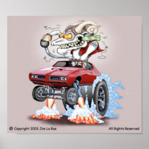 Póster Goatoon Monster Poster
