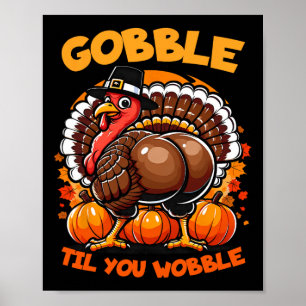 Póster Gobble hasta que tambaleas al equipo de Turquía To