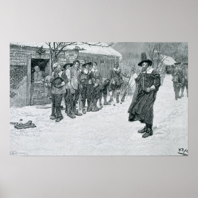 Póster Gobernador puritano (Frente)