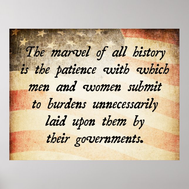 Póster Gobierno antigrande (Frente)