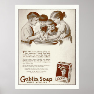Póster Goblin Soap Vintage Revista Ad Retro