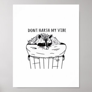Póster Goblincore No Amargues Mi Vibra Clásico
