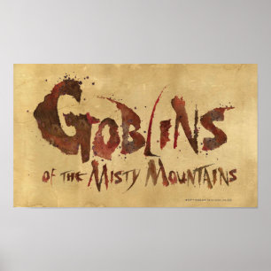 Póster Goblins de las montañas brumosas
