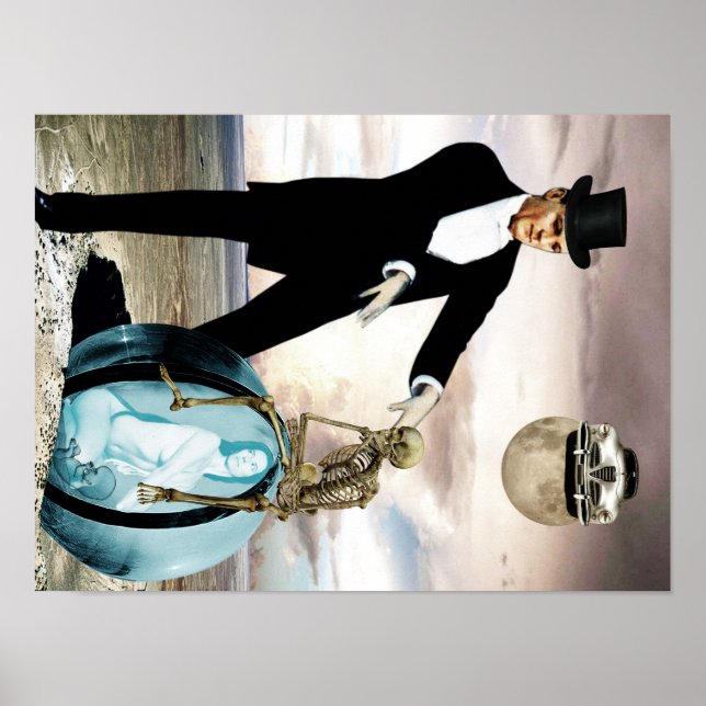 Póster God is playing 1 (Frente)