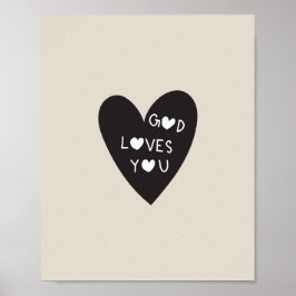 Póster God loves you