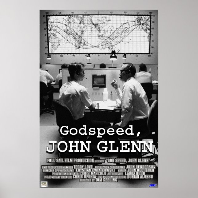 Póster God Speed John Glenn (Frente)