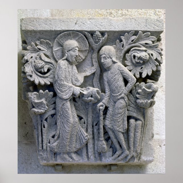 Póster God telling Adam to work the land (Frente)