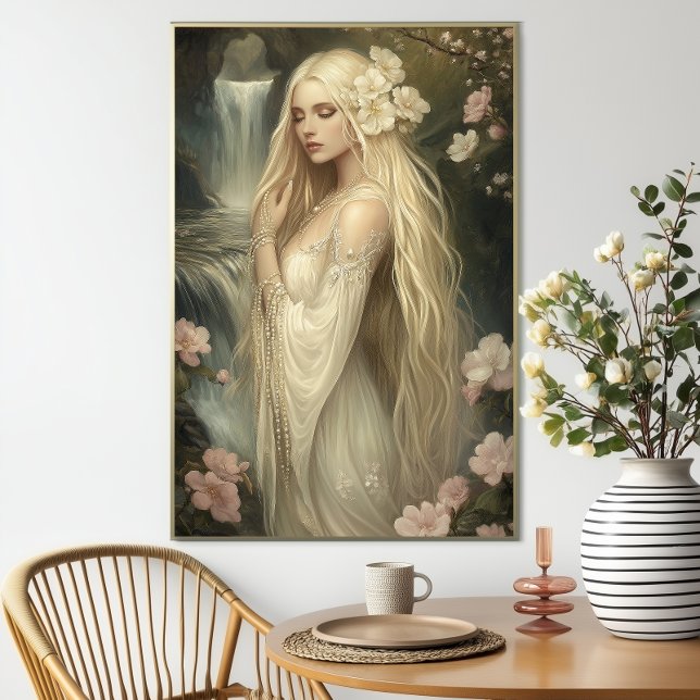 Póster Goddess Aphrodite: Romantic Floral Fine Art (Subido por el creador)