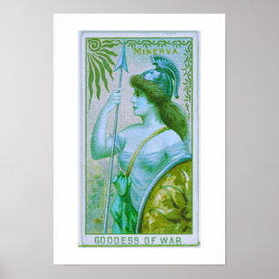Póster Goddess of War, Minerva, Poster Print