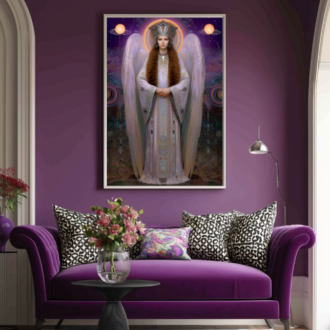 Póster Goddess Shekinah High Frequency Kabbalist Art (Subido por el creador)