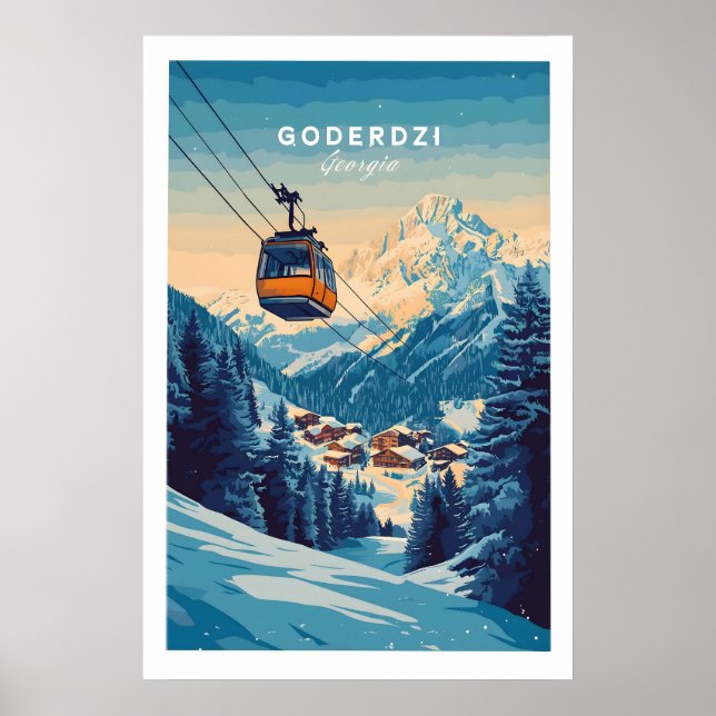 Póster Goderdzi Print Georgia 1 (Frente)