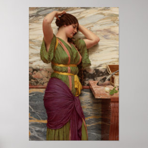 Póster Godward Una reflexión justa CC0632 Cardstock Poste